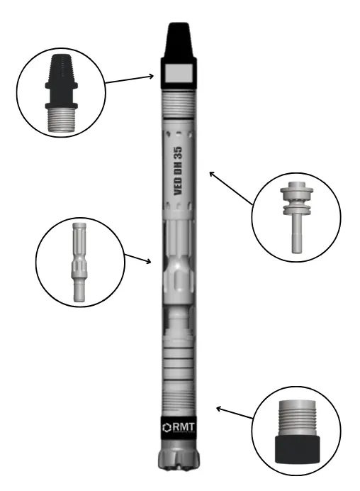 VED DH 35 Spare Parts